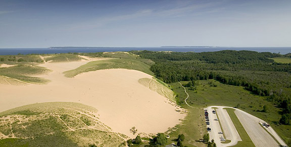 Sand Dunes at Sleeping Bear Dunes