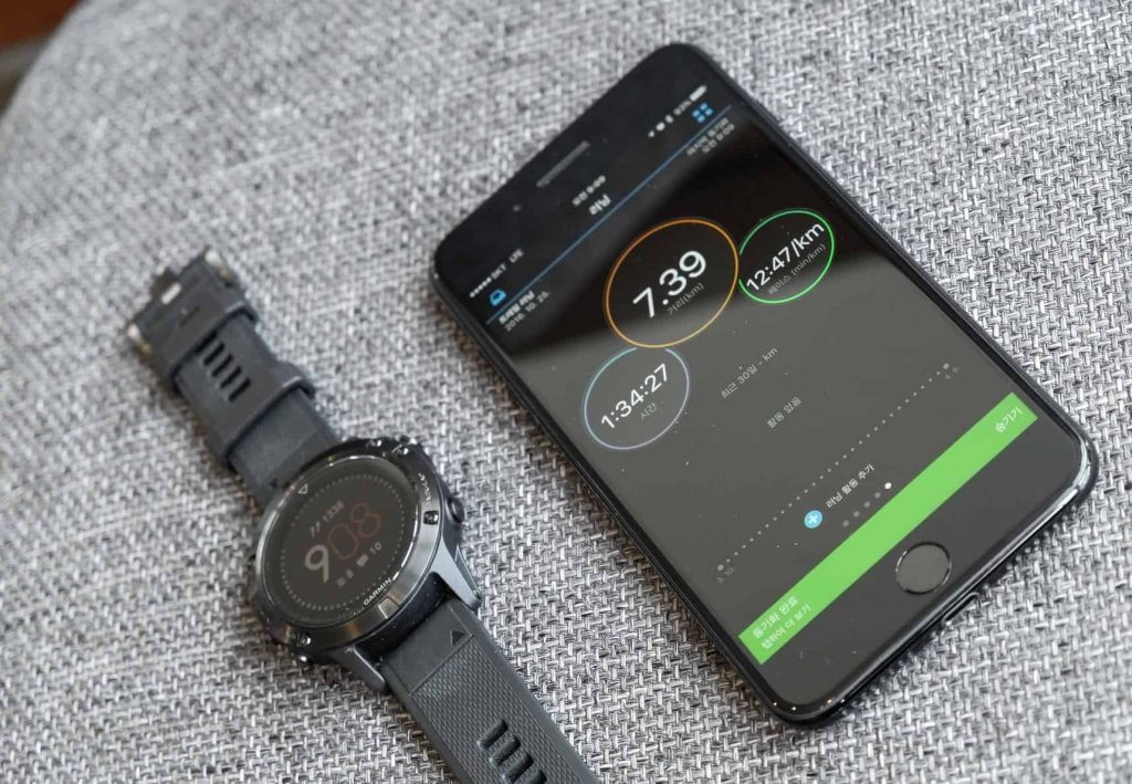 gps running watch with spotify