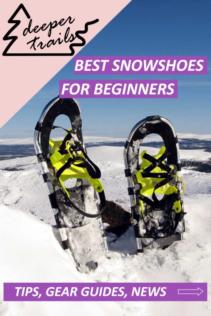 snowshoes for beginners pin