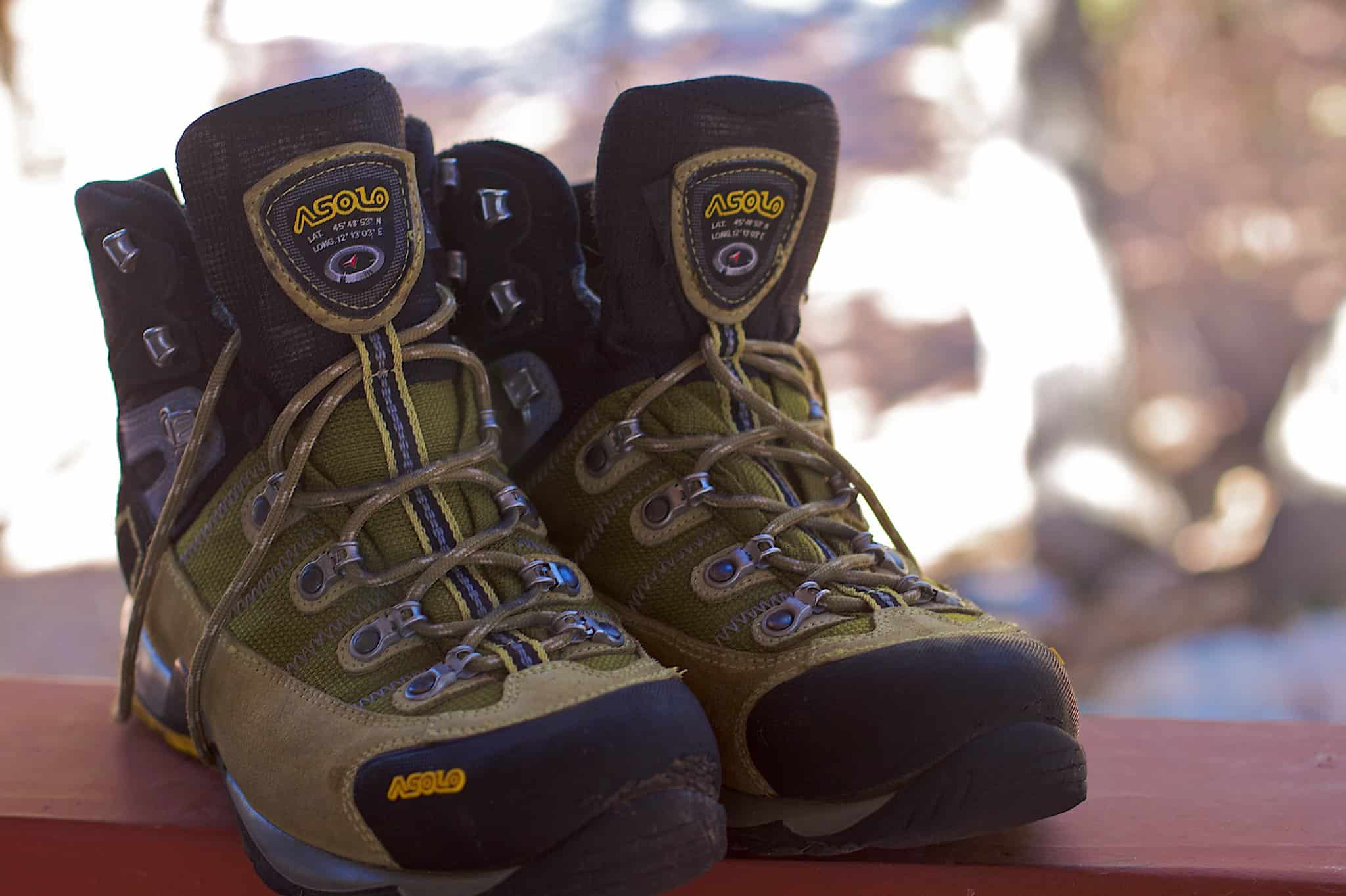 brand new hiking boots