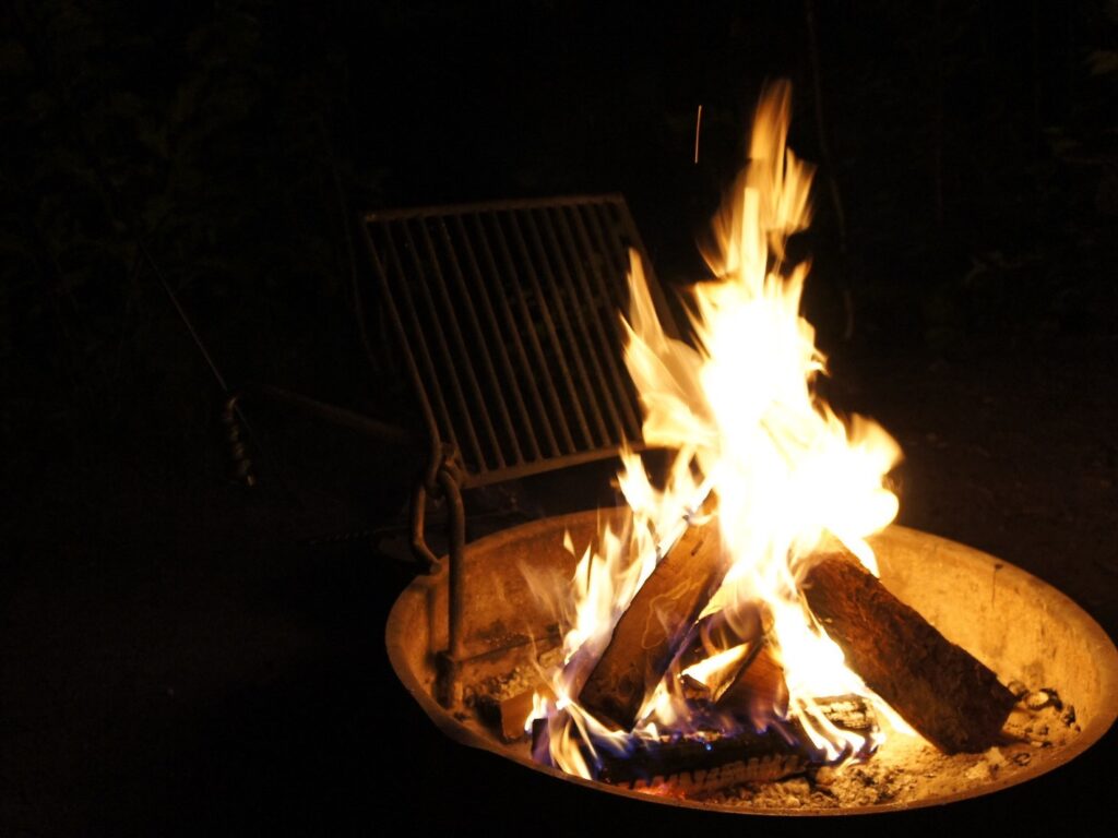 How to Keep a Camp Fire Going All Night